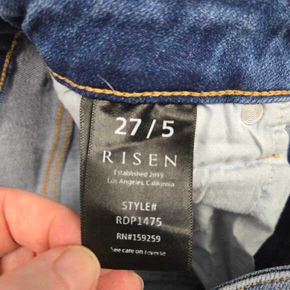 Risen Jeans High Rise Stretch Size 27 - Picture 4 of 5